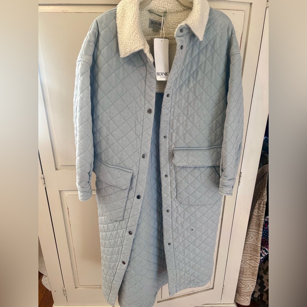 Brand new with tags, Bernie (Bernardo Outerwear) French terry maxi jacket